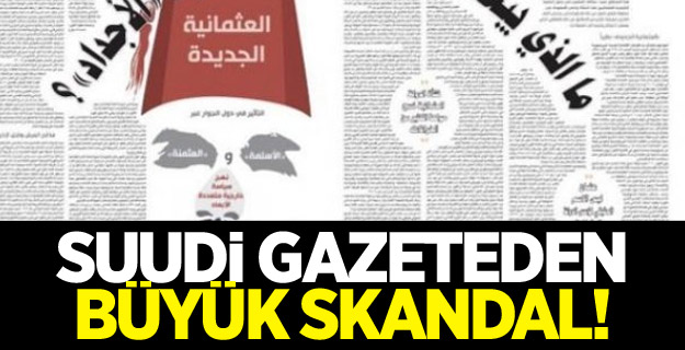Suudi gazeteden büyük skandal!