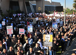 CHP Adliyeyi miting alanına çevirdi