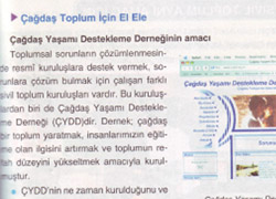 ÇYDD'yi ilköğretim kitabında öğretiyorlar!
