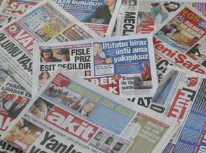 "O kafa"nın manşeti