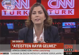 CNN Türk Spikerinden Ateist Propagandası
