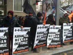 Ankara'da KESK eyleminde gerginlik