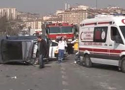 E-5'te 11 araç birbirine girdi