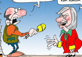 Çizgiler böyle gördü...