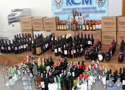 Mersin'de 10 bin şişe sahte içki ele geçirildi
