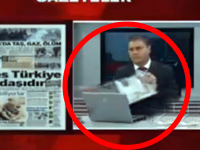 CANLI YAYINDA GAZETEYİ YIRTTI