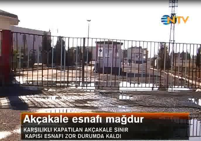 SINIR KAPANDI ESNAF KAN AĞLIYOR