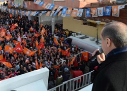 SLOGAN ATINCA BAŞBAKAN ERDOĞAN'I KIZDIRDI