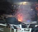 Osmaniye'de Havai Fişek Masaya Düştü