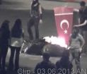 Türk Bayrağını Yaktılar!