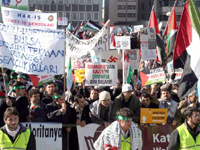 ONBINLERIN ANKARA'DAN İSRAIL'E LANET MITINGI-4