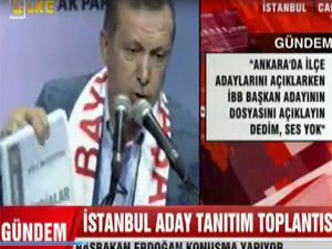 Başbakan Erdoğan Sarıgül'ün Yolsuzluk Dosyasını Açıkladı