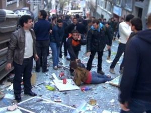 Taksim'de Kazancı Yokuşunda Patlama
