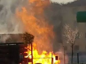 Doğalgaz İstasyonu Bomba Gibi Patladı