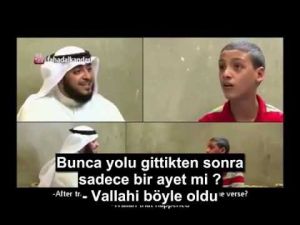 Kur'an Öğrenme Azmi Herkesi Ağlattı