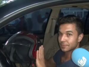 Otomobil Sürücüsüne Kasksızlık Cezası