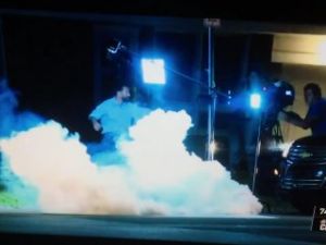 ABD'de Ferguson Olaylarında Canlı Yayına Gaz Bombası