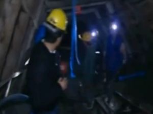 İşte İşçilerin Mahsur Kaldığı Ocağın İçi