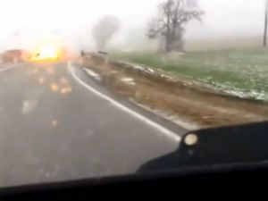 Korkunç Kaza Anı Kamerada!