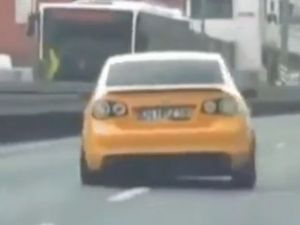 'Makas' Atan Sürücü Yakalandı