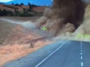 Yola Döşenen Patlayıcı Böyle İmha Edildi