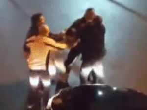 Otobüs Şoföründen Dayak Yiyince Rahatladı!
