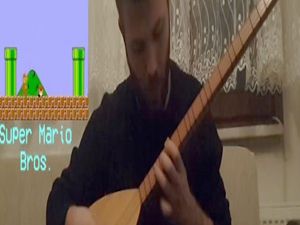 Atari Müziklerini Bağlama İle Çaldı