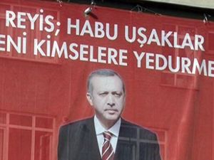 Erdoğan İçin İlginç Pankart