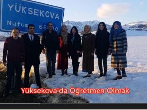 'Yüksekova'da öğretmen olmak' videosu hazırladılar