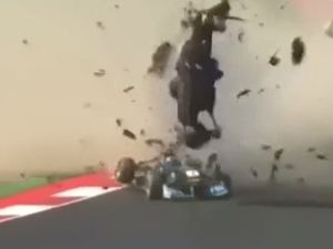Formula 3 yarışlarında feci kaza!