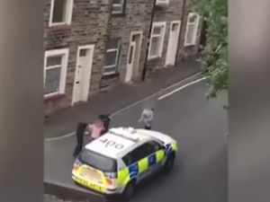 İngiliz polisinden kadına şiddet!
