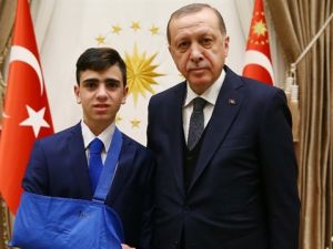 Erdoğan Filistinli Cuneydi'yi ağırladı